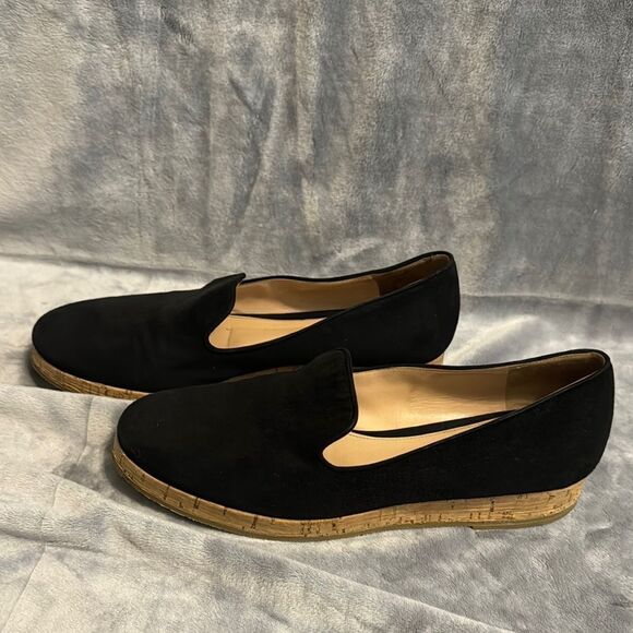 Gianvito Rossi Black Suede Loafers - Picture 1 of 7